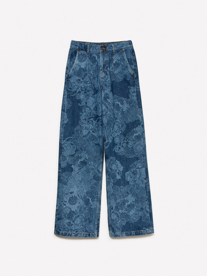 Τζιν Style 68 mom fit σε σκούρα απόχρωση - τζιν mom fit και boyfriend γυναικεία - Μπλε | Sisley image number 5